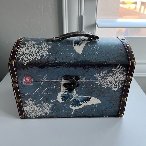 Wooden Jewelry Trinket Decorative Small Storage Box - Picture 2 of 8